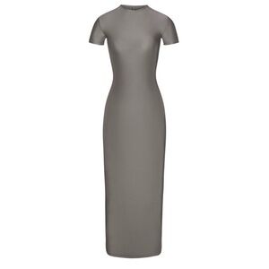 Skims Grey Metallic Dress